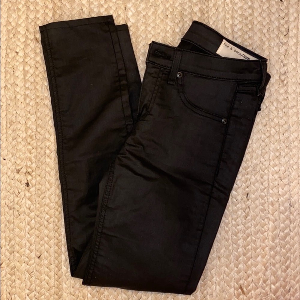Black Coated Jeans